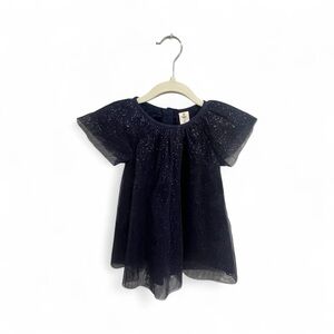 9 Months Tucker + Tate Sparkly Navy Blue Dress